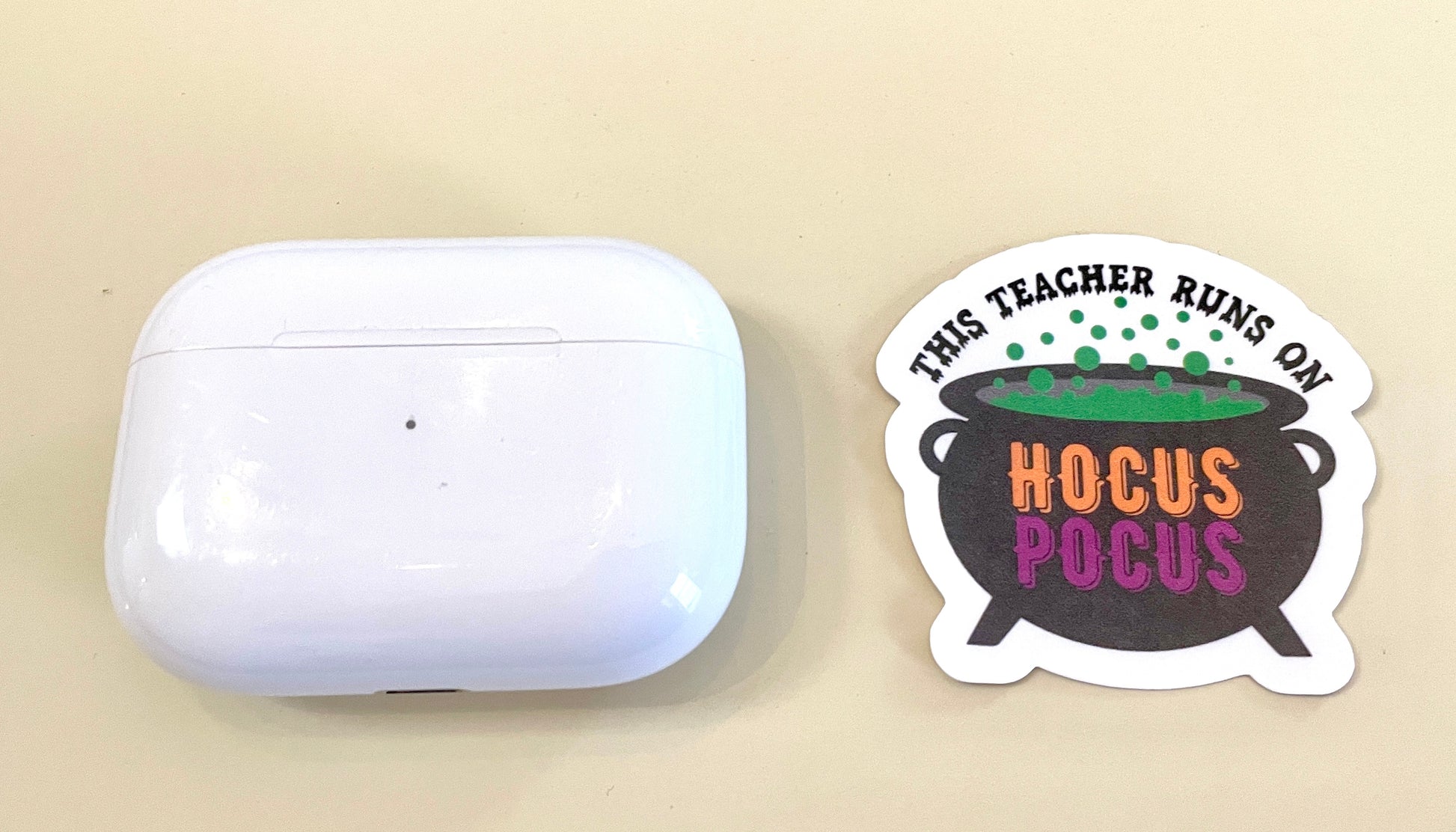 Halloween teacher stickers bundle with fun designs: cauldron- size of sticker