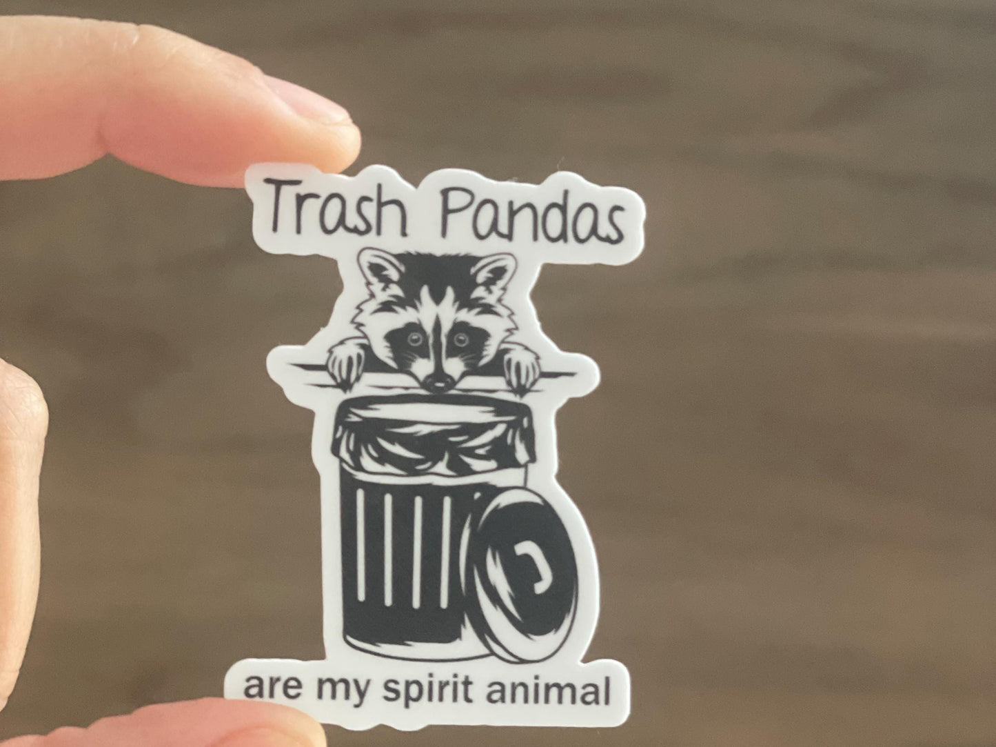 Trash Pandas (Racoon)Vinyl Sticker