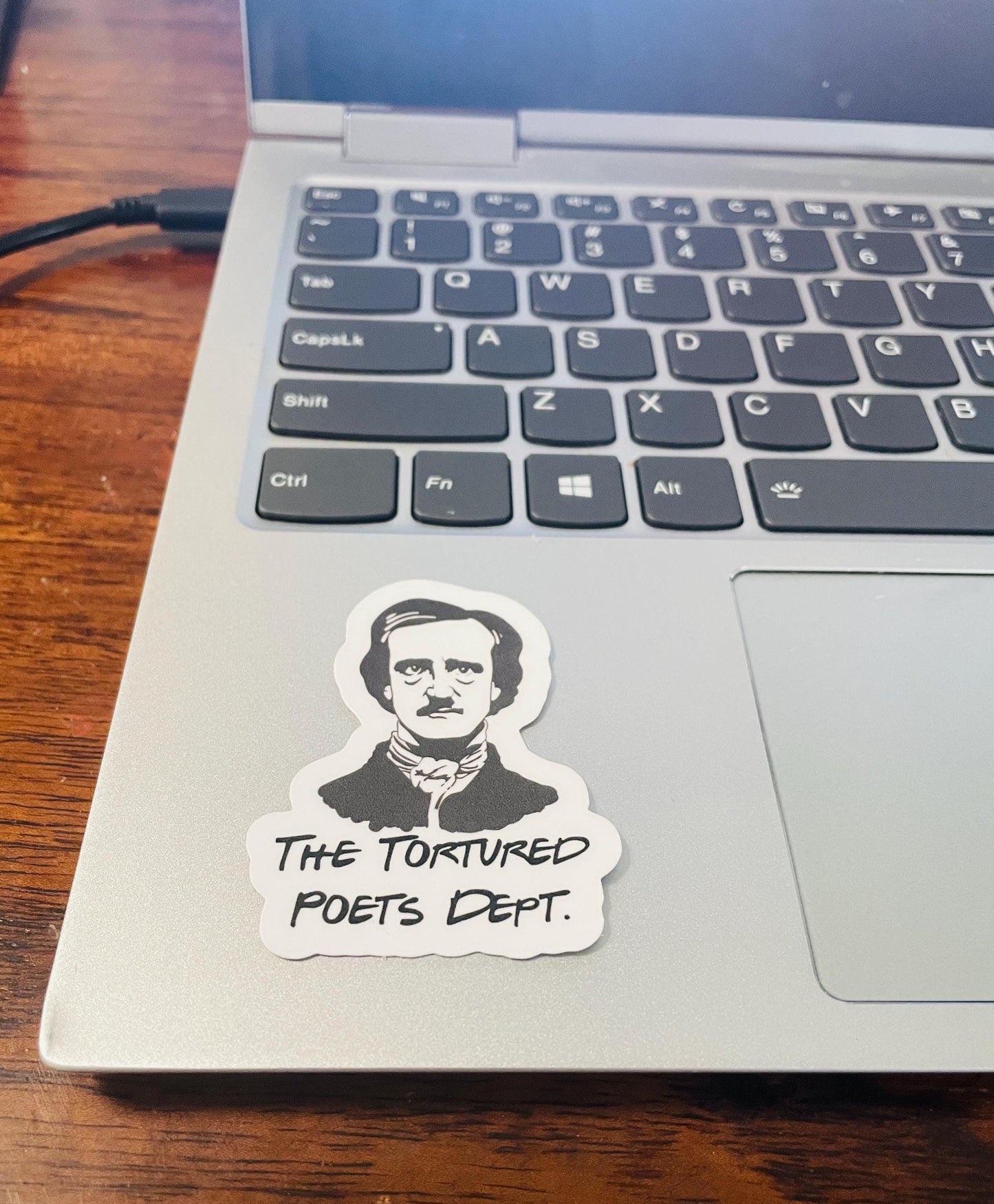 Edgar Allen Poe Swiftie Vinyl Sticker|  The Tortured Poets Dept. Vinyl Sticker