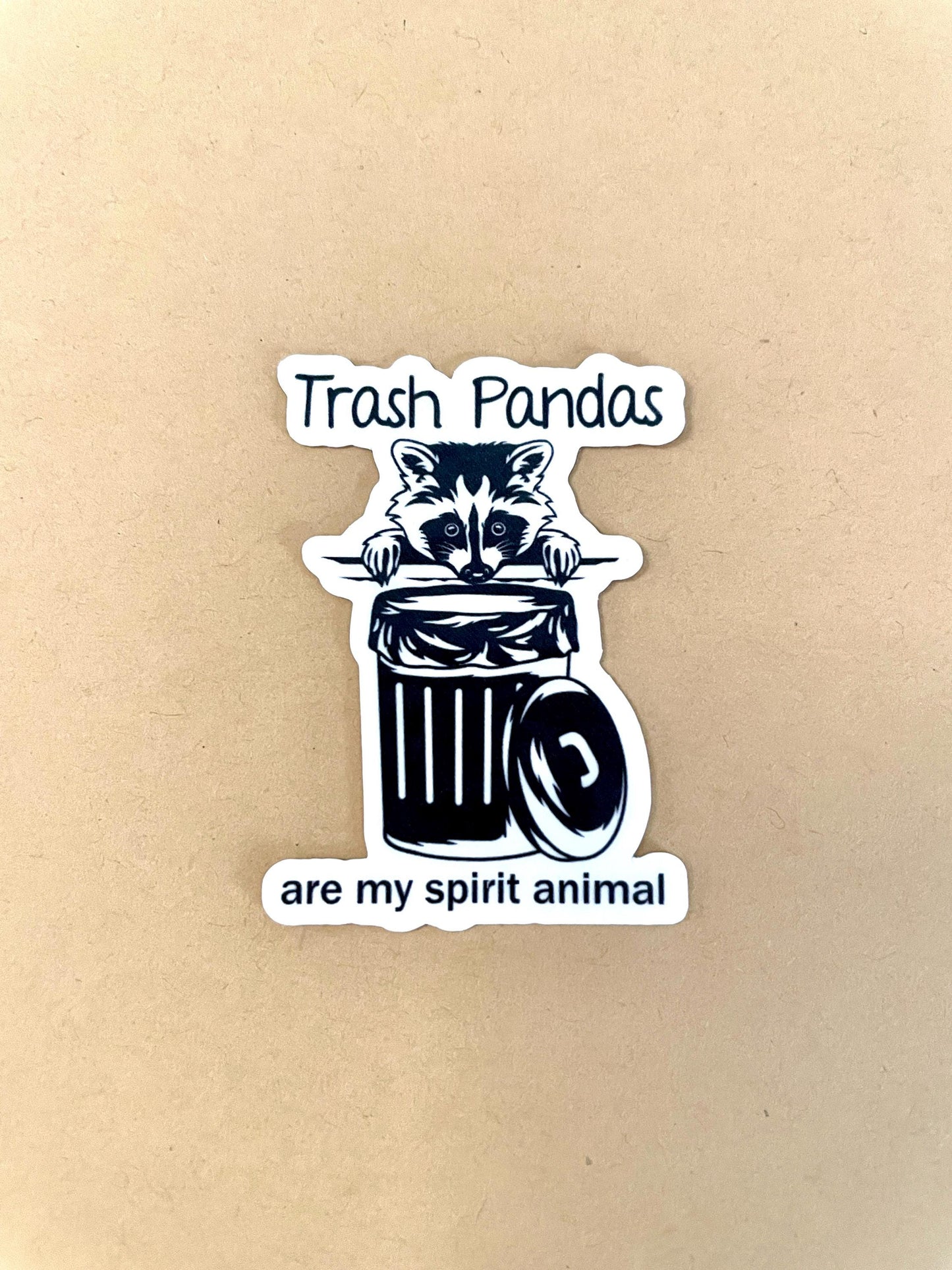 Trash Pandas (Racoon)Vinyl Sticker