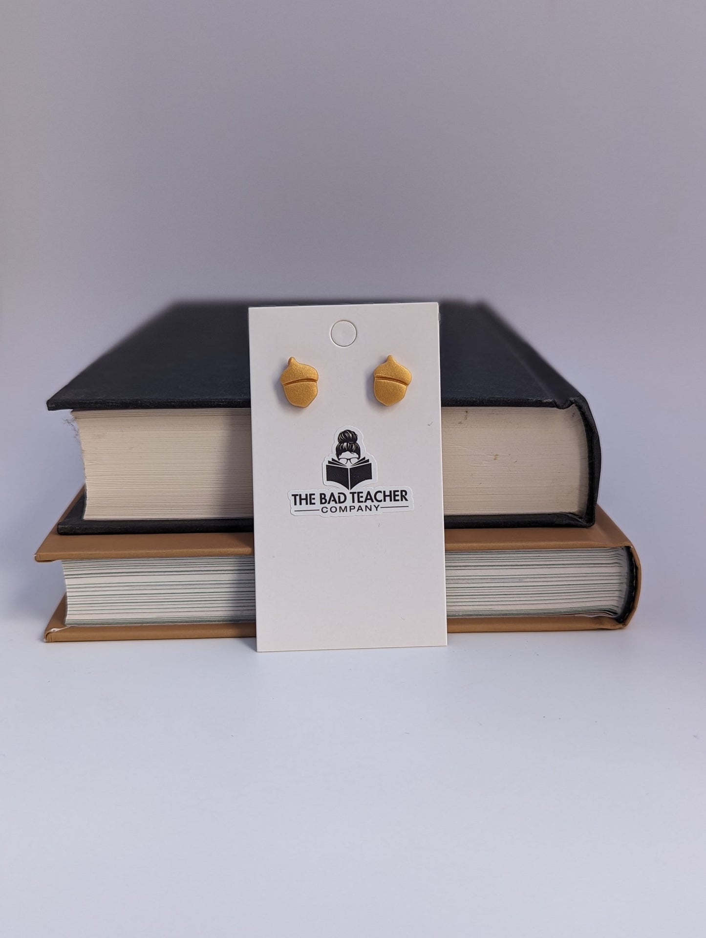 Educational-themed Clay Stud Earrings